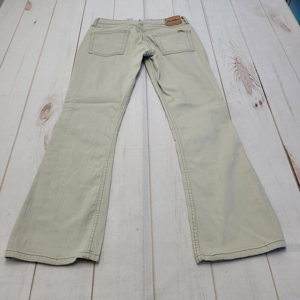 Vintage Levi's stretch bootcut jeans retro tan khaki 8 - Picture 3 of 8